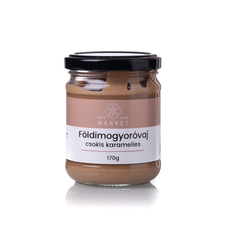 Földimogyoróvaj, csokis karamelles 170g