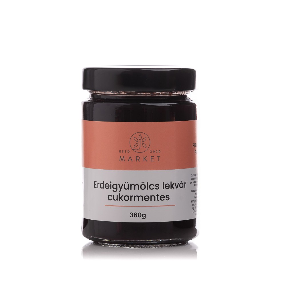 Erdeigyümölcs lekvár, cukormentes 360g