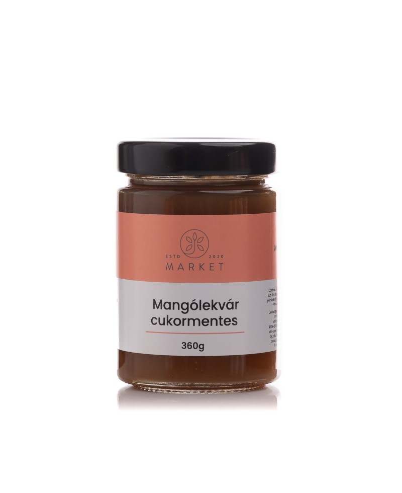 Mangólekvár, cukormentes 360g