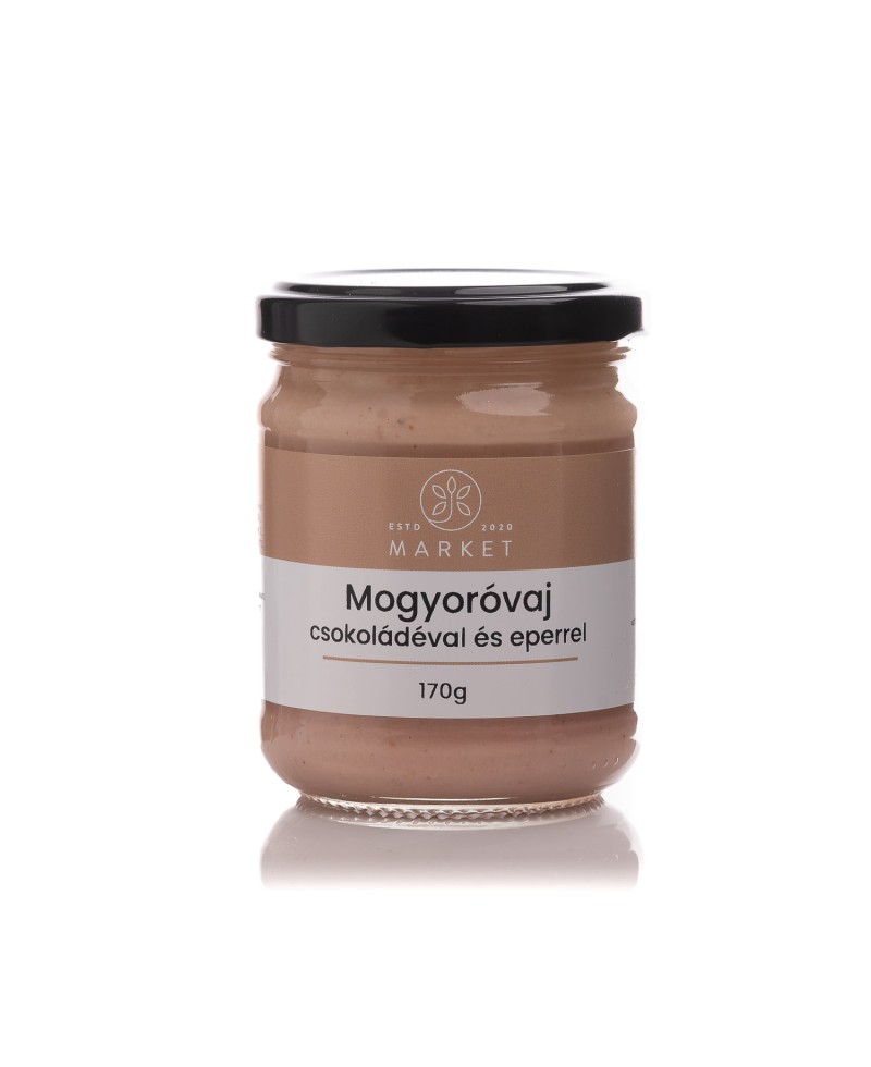 Mogyoróvaj csokoládéval és eperrel 170g