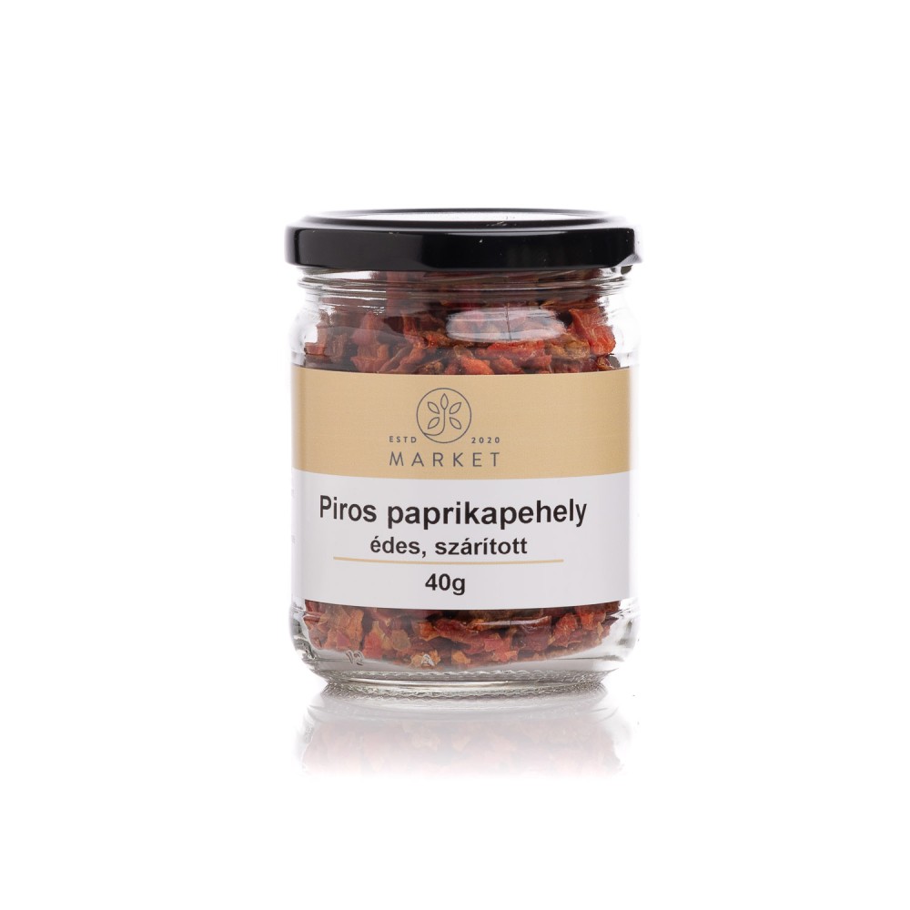 Piros paprikapehely, édes, szárított 40 g