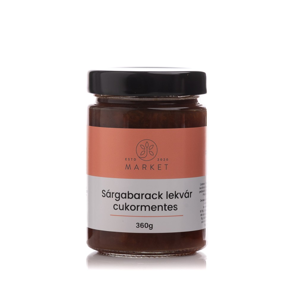 Sárgabarack lekvár, cukormentes 360g