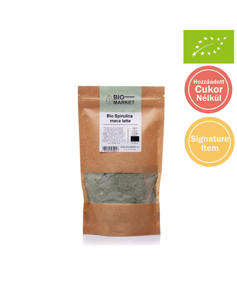Spirulina Maca Latte, cukormentes italpor 150g