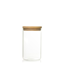 Fafedeles üvegtároló 1000ml